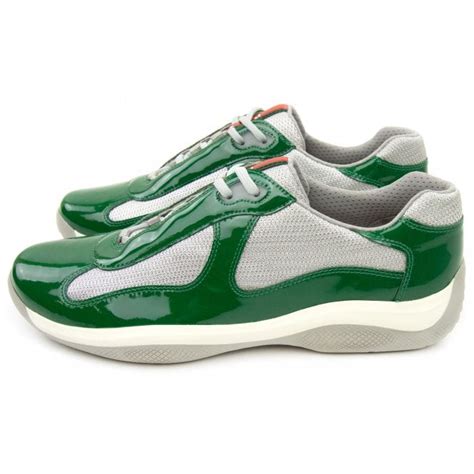 prada americas cup sneakers green|Prada america's cup original sneakers.